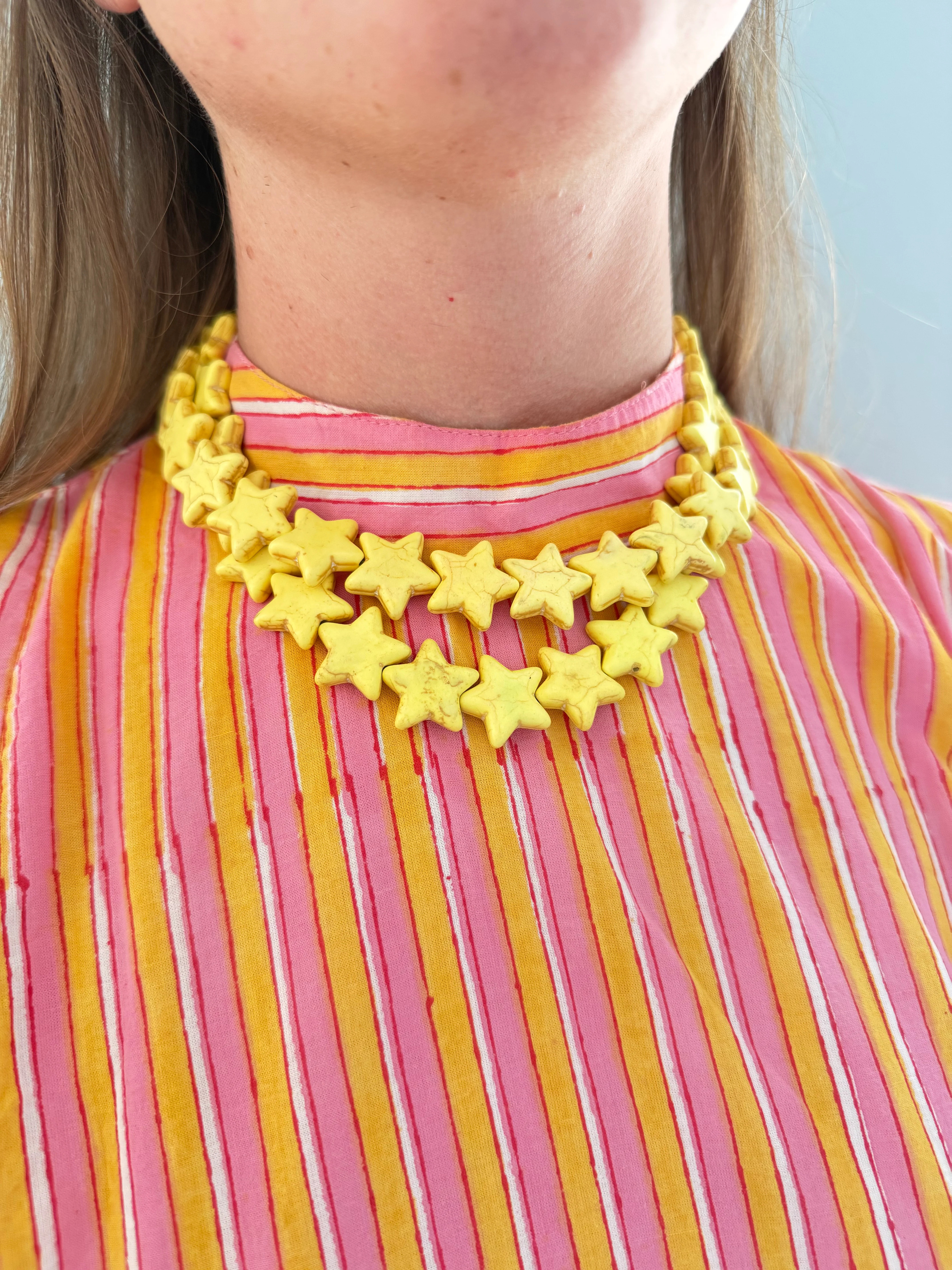 Sea Star Necklace - Large - Yellow | Smith and Co. Jewel Design