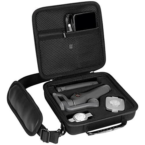 khanka Hard Travel Case Compatible with DJI Osmo Mobile 6 Smartphone Gimbal Stabilizer, DJI OM Fill Light Phone Clamp, Case Only | Amazon (US)