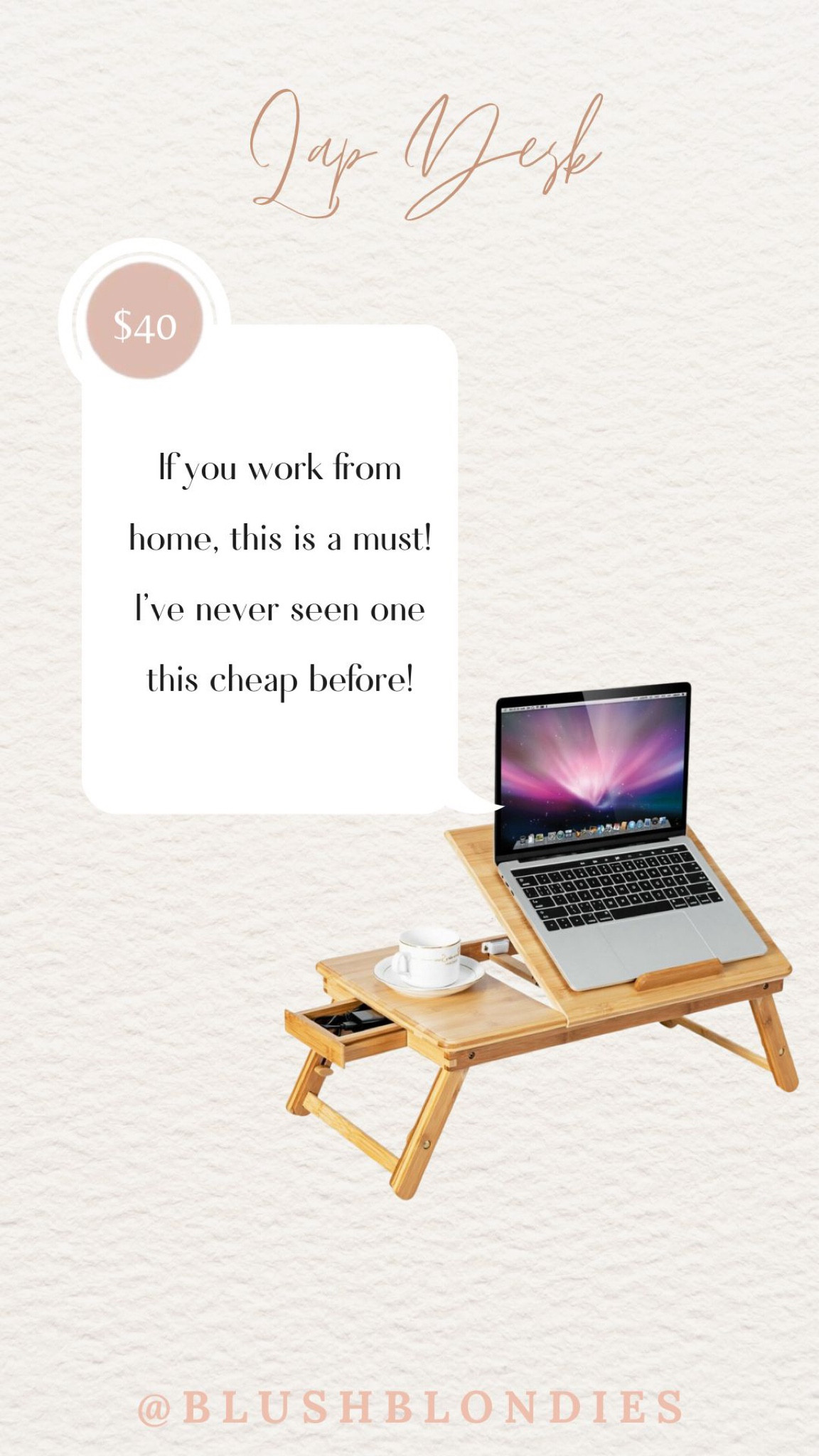 This is a must have if you work from home. I’ve had my eye on this bamboo lap desk for a while now. It’s 95% off at target… Seriously the cheapest I’ve ever seen it!

#LTKCyberweek #LTKsalealert #LTKunder50