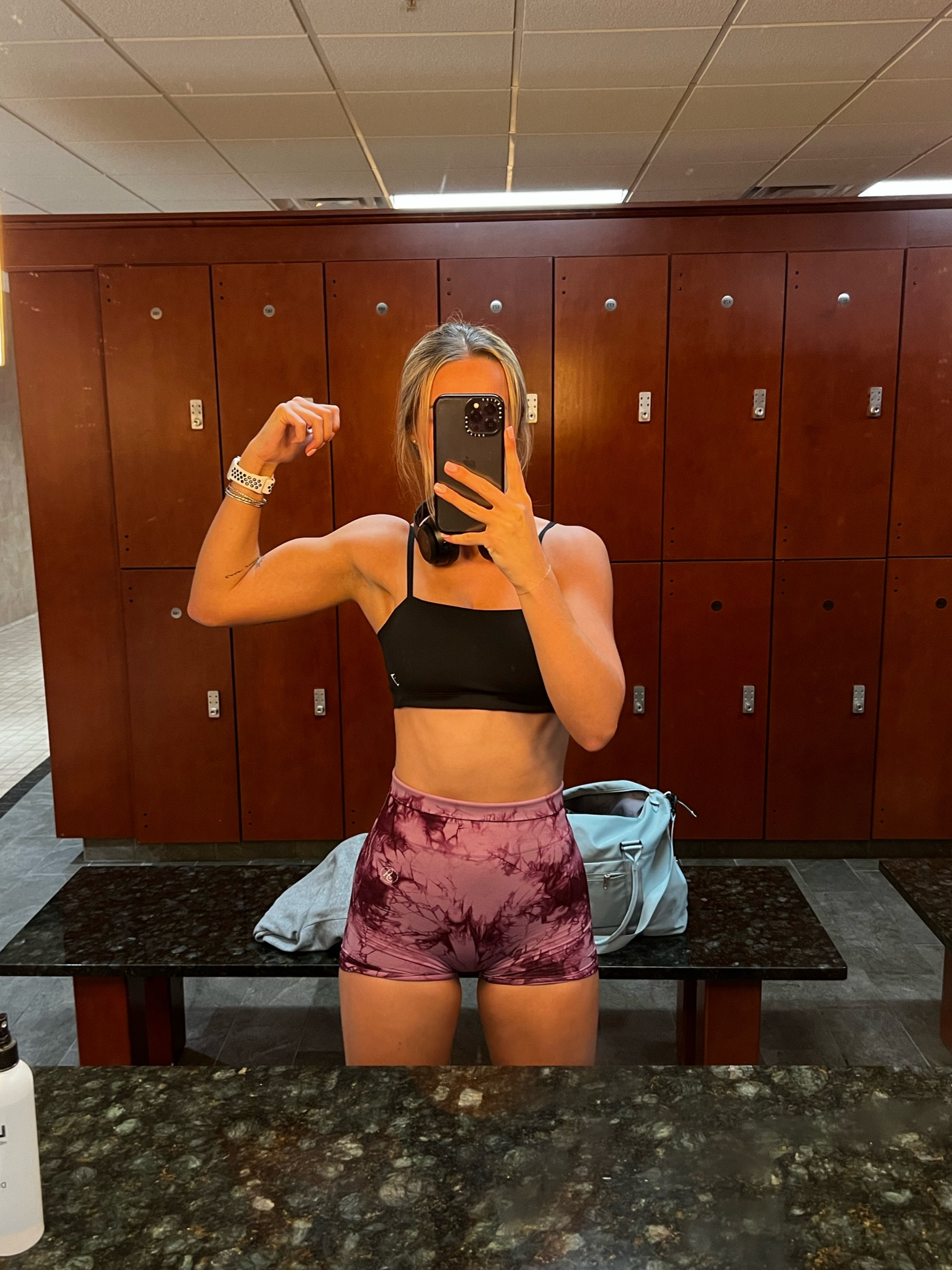 shorts: allurethebrand.com color: raspberry marble shorts size: XS sports bra tagged below!!! workout set, gymshark, allure

#LTKGiftGuide #LTKfit #LTKCyberweek