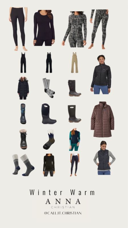 WARM winter gear. Not the cutsey cozy, but the actual warmth. 

Womens winter snow gear ❄️

#LTKfindsunder100 #LTKSeasonal #LTKtravel