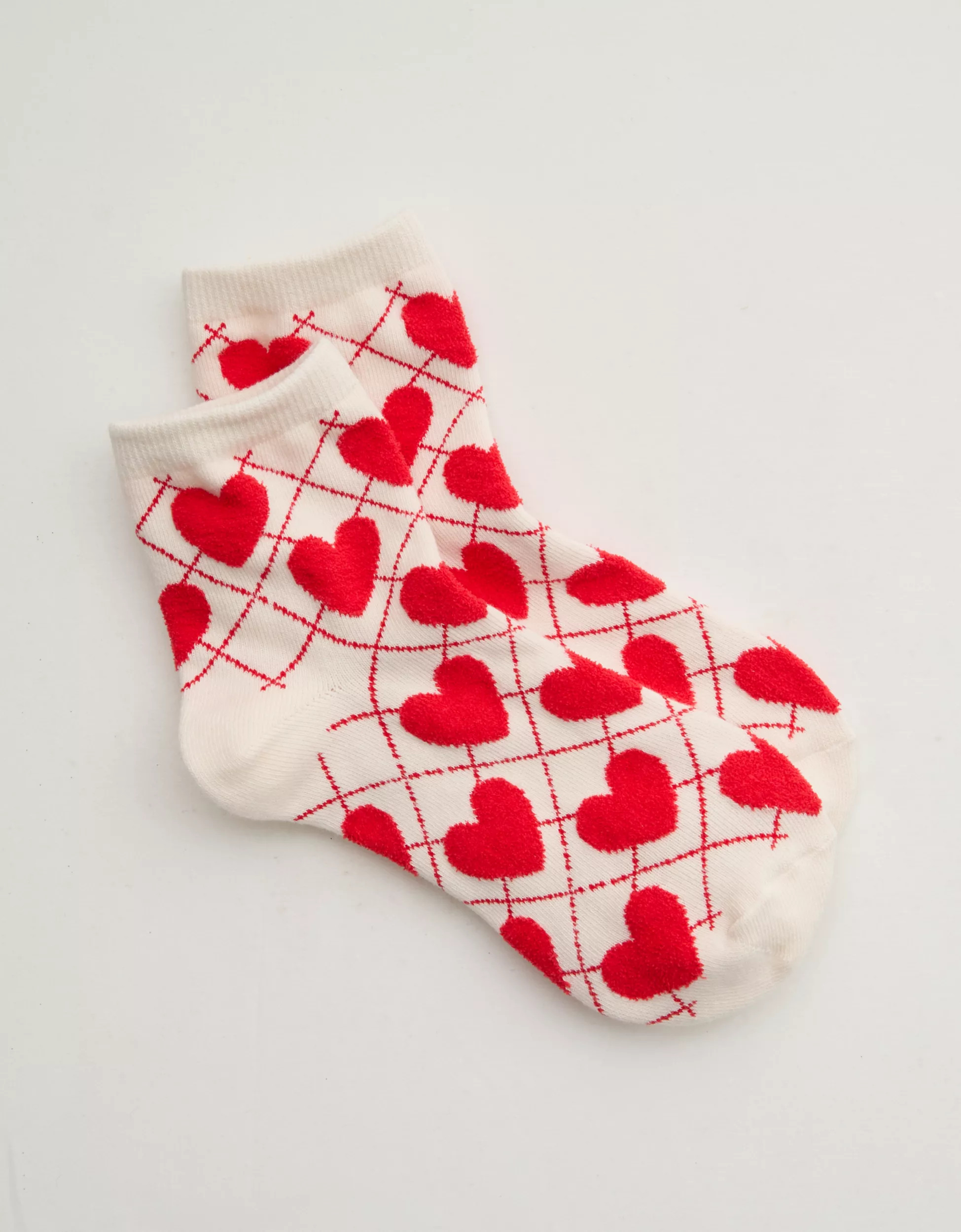 Aerie Fuzzy Quarter Socks | Aerie