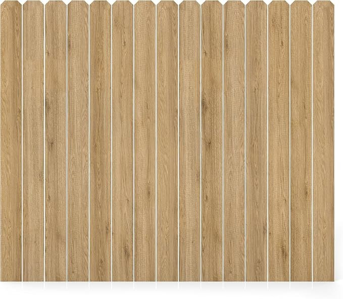 6ft Dog-Ear Fence Picket 5.9 inch x 0.5 inch Fir Wood Fence Boards 15-Pack(7.38' L) for Privacy F... | Amazon (US)