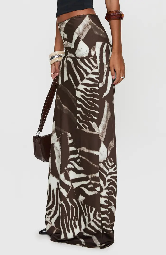 Princess Polly Rowana Print Maxi Skirt | Nordstrom | Nordstrom