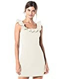 French Connection Women's Whisper Light Ruffle Dress, OTS White, 6 | Amazon (US)