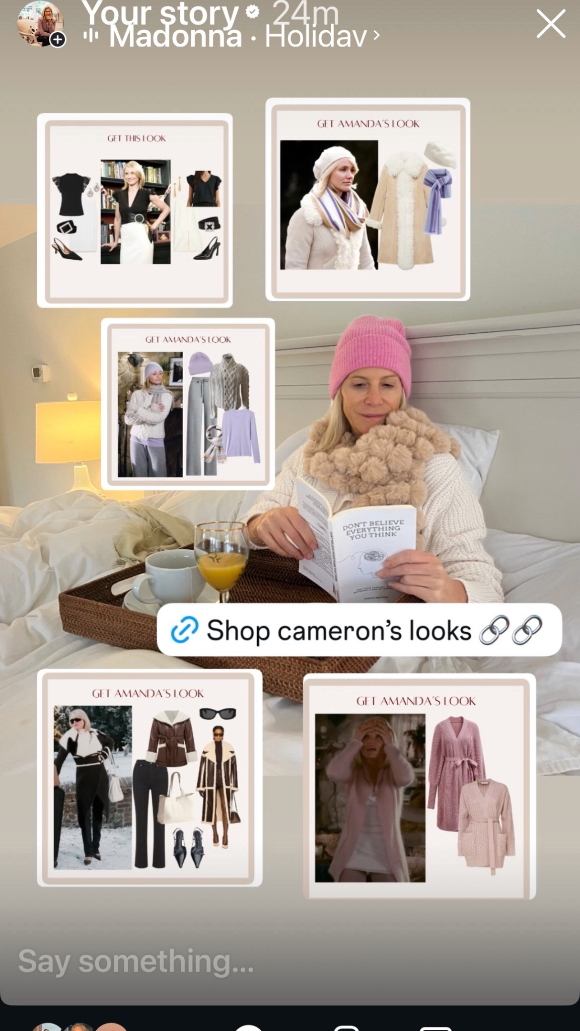 The holiday-inspired looks ❤️. Cameron Diaz was gorgeous in this movie The Holiday!!

#LTKootd #LTKHoliday #LTKdayinmylife