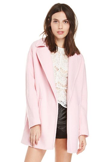 JOA Oversized Lapel Coat | DailyLook