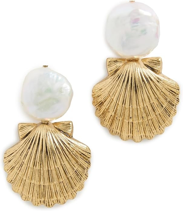 Jennifer Behr Women's Laguna Earrings, Gold, One Size | Amazon (US)