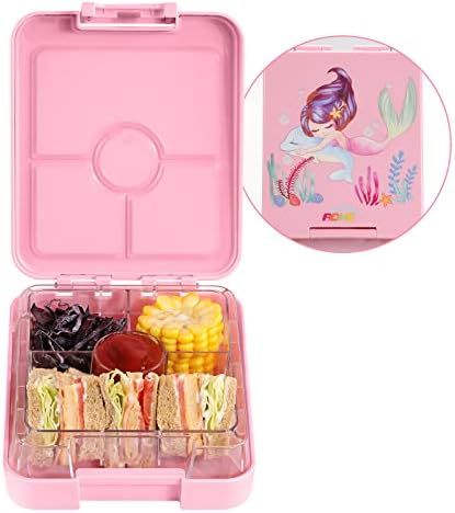 AOHEA Bento Lunch Box for Kids: BPA FREE Bento Box 4 Compartment Kids Bento Box Tritan Kids Lunch Bo | Amazon (US)