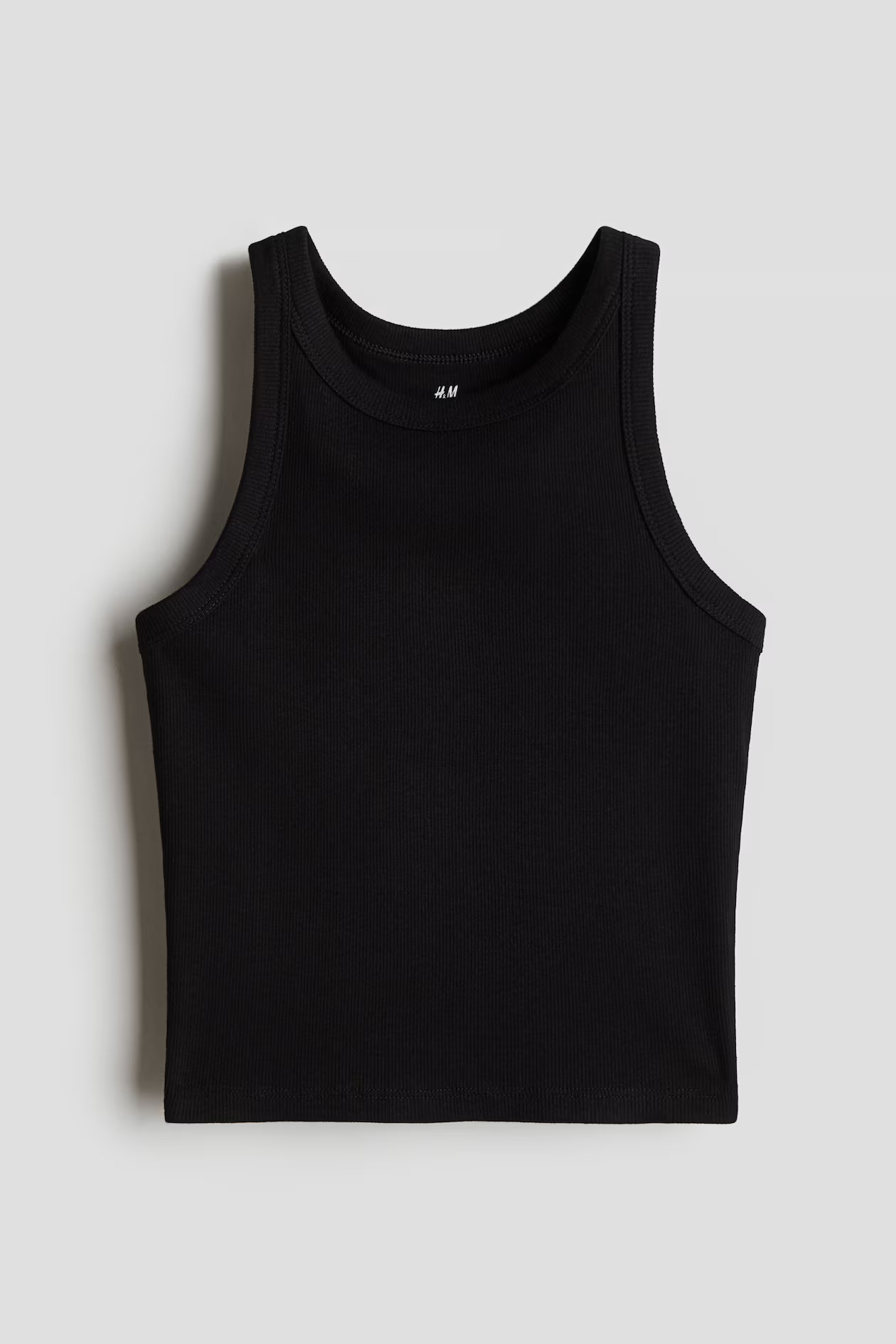 Ribbed cotton vest top | H&M (UK, MY, IN, SG, PH, TW, HK)