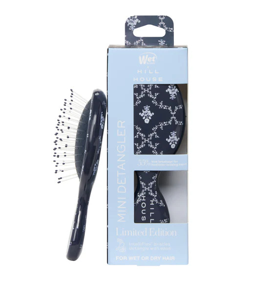 The Hill House x Wet Brush Mini Brush - Navy Trellis | Hill House Home US