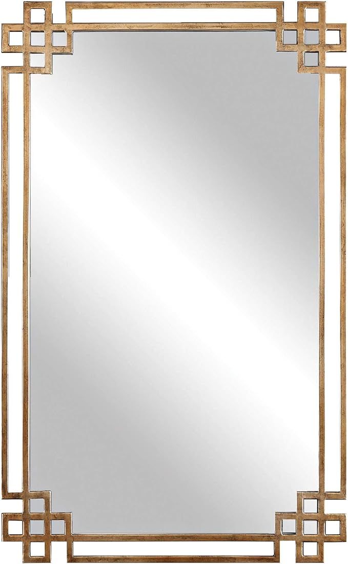 Uttermost Devoll Gold 23" x 36 3/4" Rectangular Wall Mirror | Amazon (US)