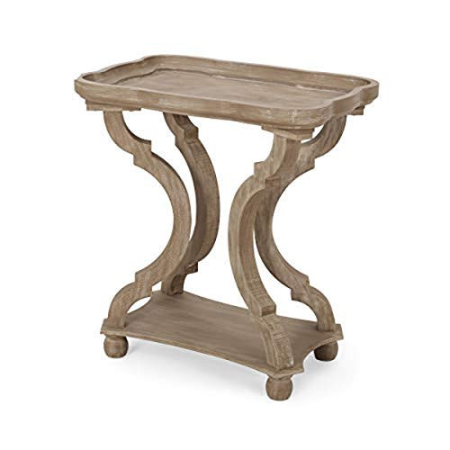 Christopher Knight Home Fannie French Country Accent Table with Rectangular Top, Natural | Amazon (US)