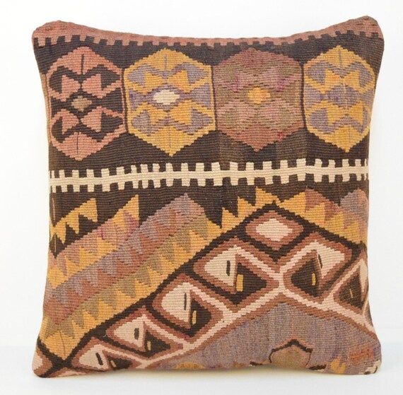 Kilim pillow, KP1874, Decorative Pillows, Designer Pillows, Bohemian Decor, Moroccan Pillow, Bohemia | Etsy (US)