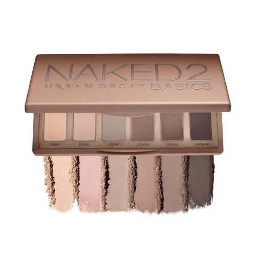 URBAN DECAY Naked 2 Basics Eyeshadow Palette, Velvety Matte Finish, 6 Nude Taupe & Brown Neutral Eye Shadows, Travel Mini Palette, Vegan, Cruelty-free | Amazon (US)