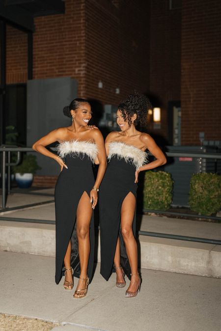 The cutest twin dresses. Wearing an XS! Fits snug at the top and true to size! Perfect for a wedding guest dress/ 

#LTKVideo #LTKwedding #LTKstyletip
