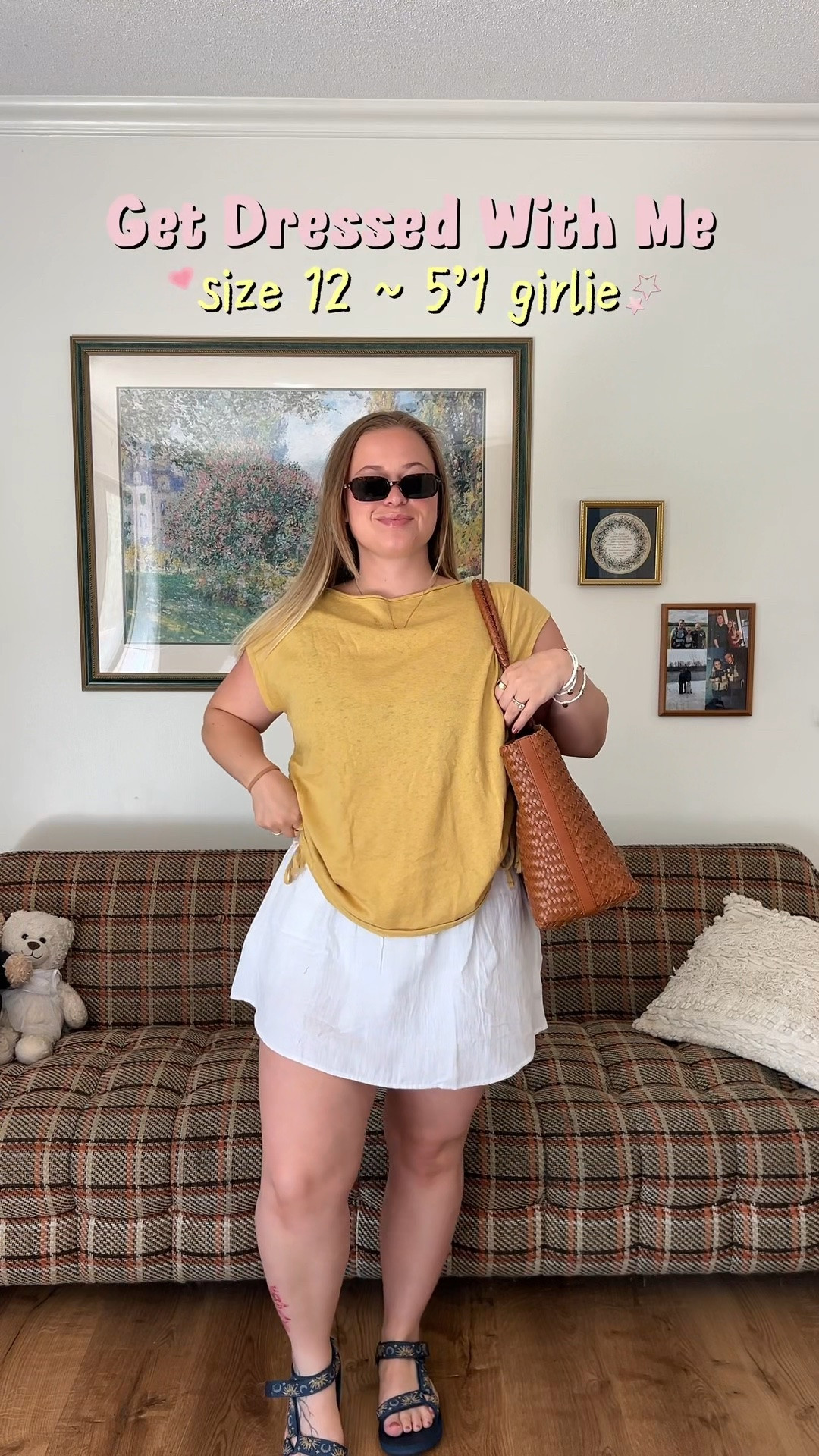 This tee skort combo will be on repeat all summer 🌼🤍 

@Old Navy @madewell @Teva @'Ôrəbella @Maybelline NY @Made by Mary Jewelry 

#getdressedwithme #size12 #size12fashion #midsizeootd #getdressedwithjolene

#LTKgrwm #LTKootd #LTKMidsize