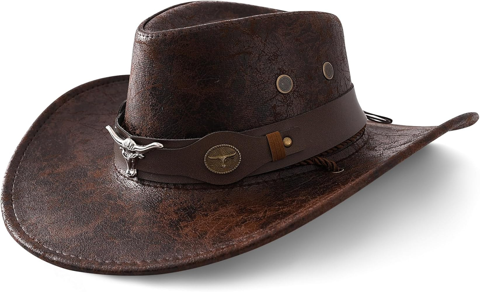 Cowboy Hat Western for Women Men Cowgirl Black Brown Cow Girl Cow Boy Female Traditional Wide Bri... | Amazon (US)