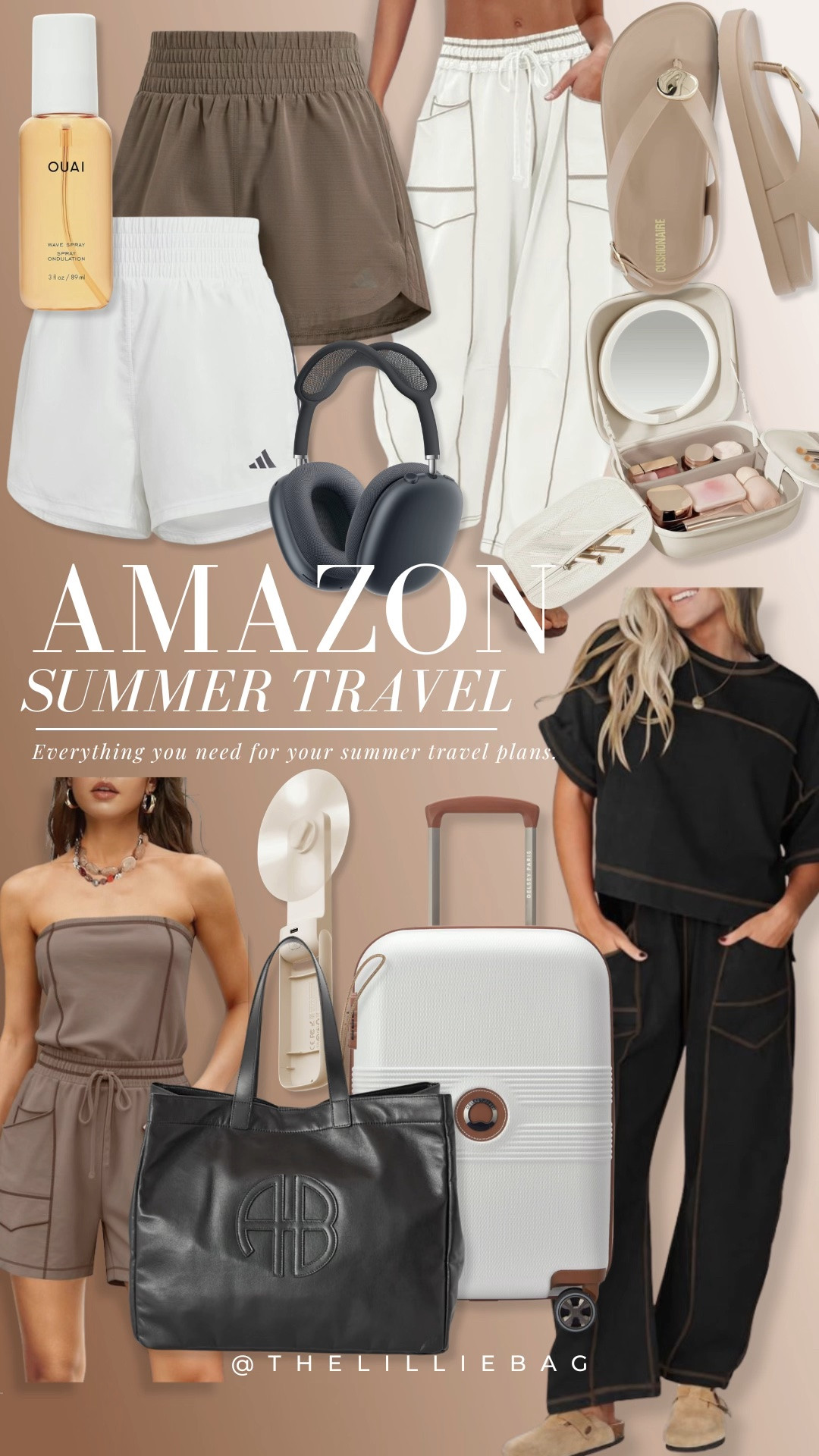 Travel season is here, and these are the Amazon finds I’d pack every single time. ✈️ From comfy airport outfits and travel-friendly beauty essentials to the perfect carry-on, tote, headphones, and vacation-ready sandals, these are my must-haves for summer travel. Everything is linked in my Amazon storefront!

Amazon travel. Airport outfit. Travel essentials. Carry-on luggage. Vacation outfit. Travel accessories. Summer travel. Amazon fashion. Comfy outfit. Travel must haves.

#LTKTravel #LTKSeasonal