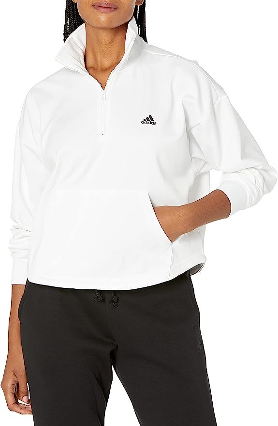 adidas Women's Aeroready Quarter Zip | Amazon (US)