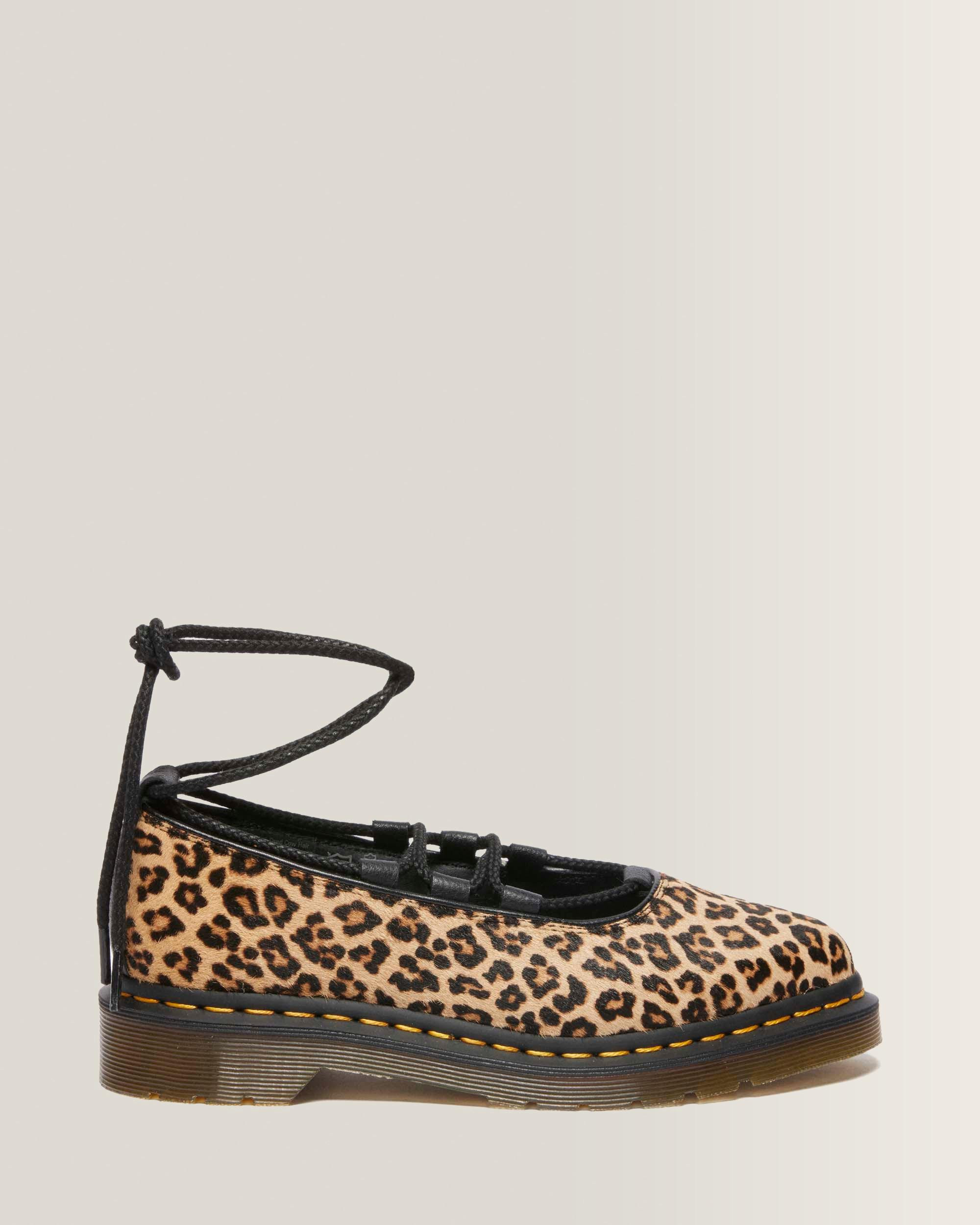 Elphie II leopard ballet flats in Light Tan | Dr. Martens | Dr. Martens