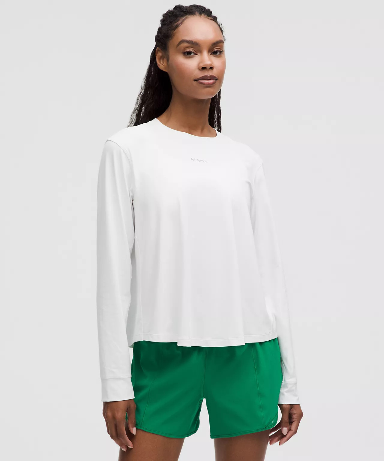 Pace Crush Cross-Back UV-Protective Graphic Long-Sleeve Shirt | Lululemon (US)