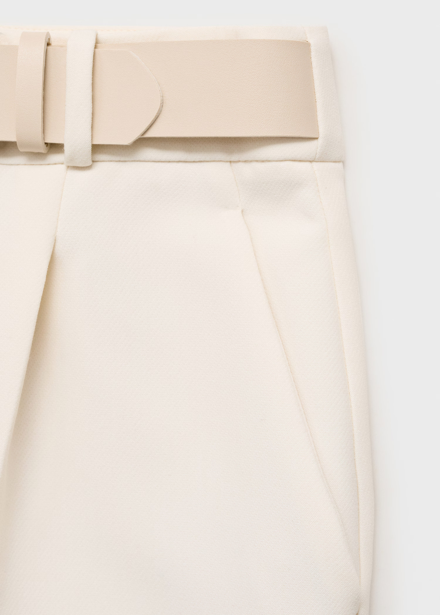 Belt straight-fit pants - Women | MANGO USA | Mango (US/MX/AU)