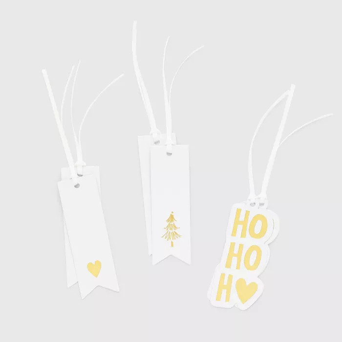 Ho Ho Heart Gift Tag Set 6ct - Sugar Paper™ | Target