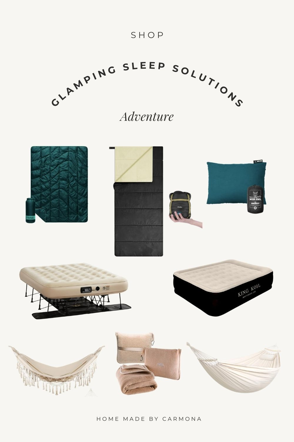 Camping sleep solutions | Great sleep gear for the perfecting camping trip (or glamping) 

 #LTKActive #LTKTravel
