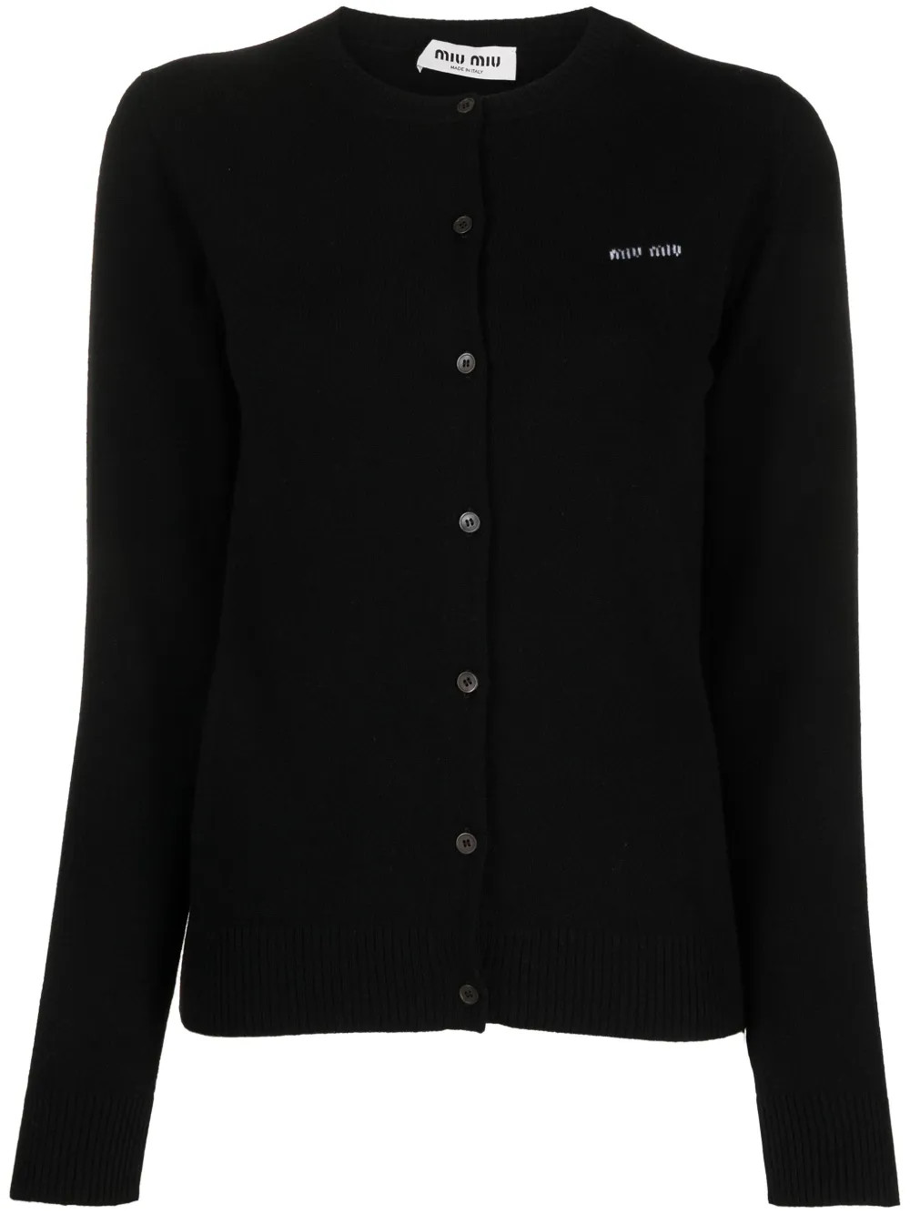 logo-intarsia cashmere cardigan | Farfetch Global