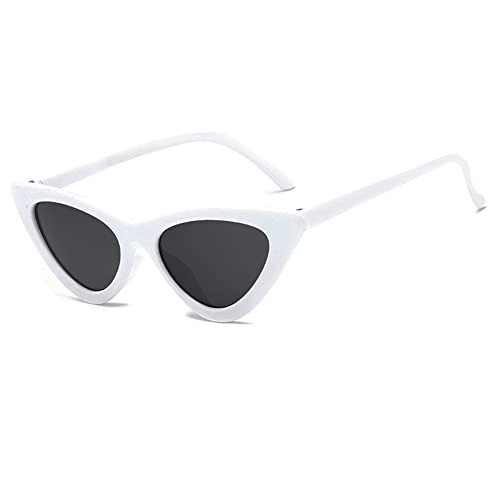 WZWLKJ Retro Vintage Narrow Cat Eye Sunglasses for Women Clout Goggles women sunglasses for Holiday beach outdoor | Amazon (US)