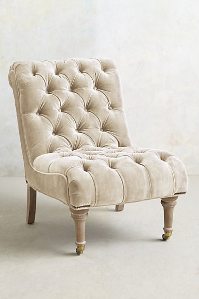 Velvet Orianna Slipper Chair | Anthropologie (US)