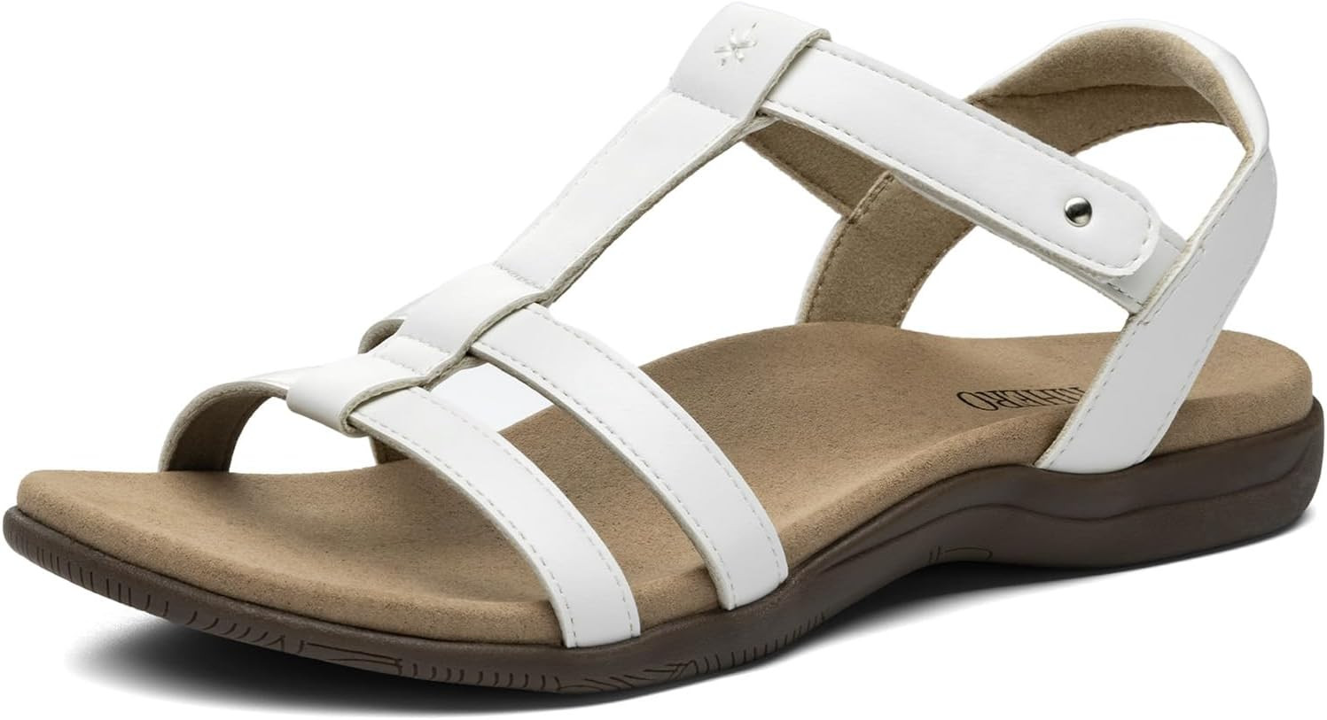 Rihero Women's Orthopedic Arch Support Walking Flat Sandals | Amazon (US)