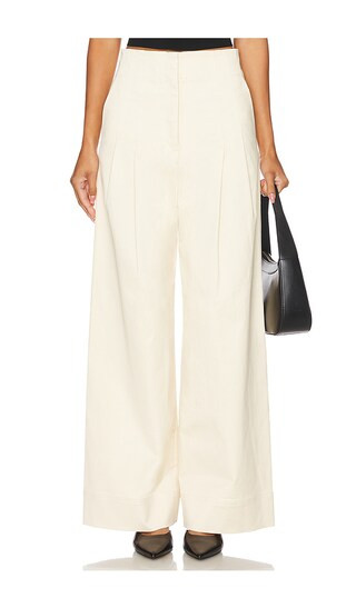 Bennett Pant in Beige | Revolve Clothing (Global)