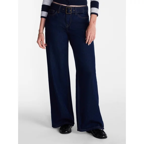 No Boundaries Low Rise Baggy, Juniors Sizes 00-20 | Walmart (US)