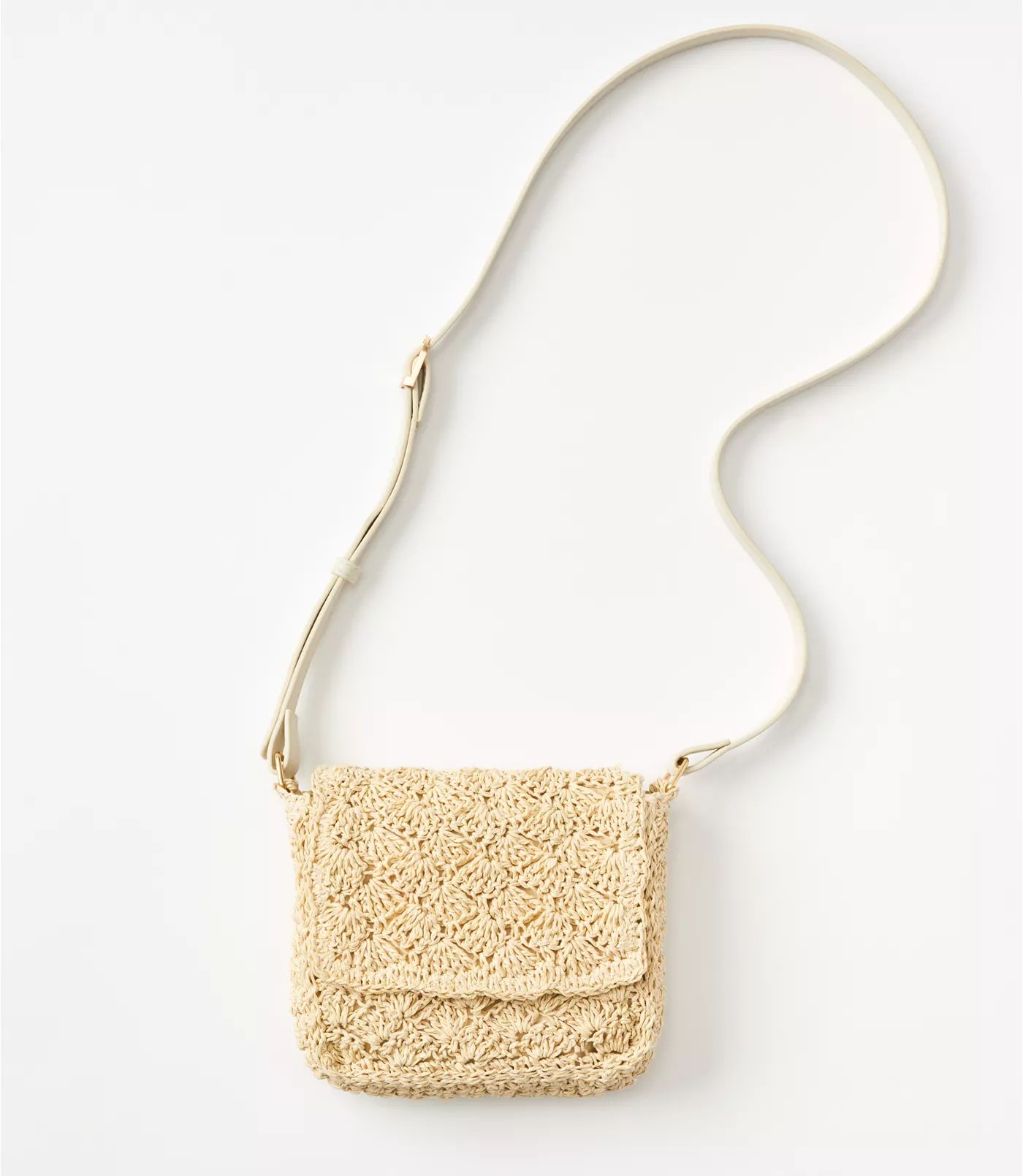 Straw Crossbody Bag | LOFT