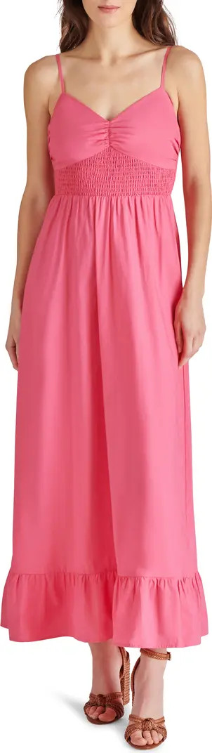 Steve Madden Smocked Cotton Maxi Dress | Nordstromrack | Nordstrom Rack