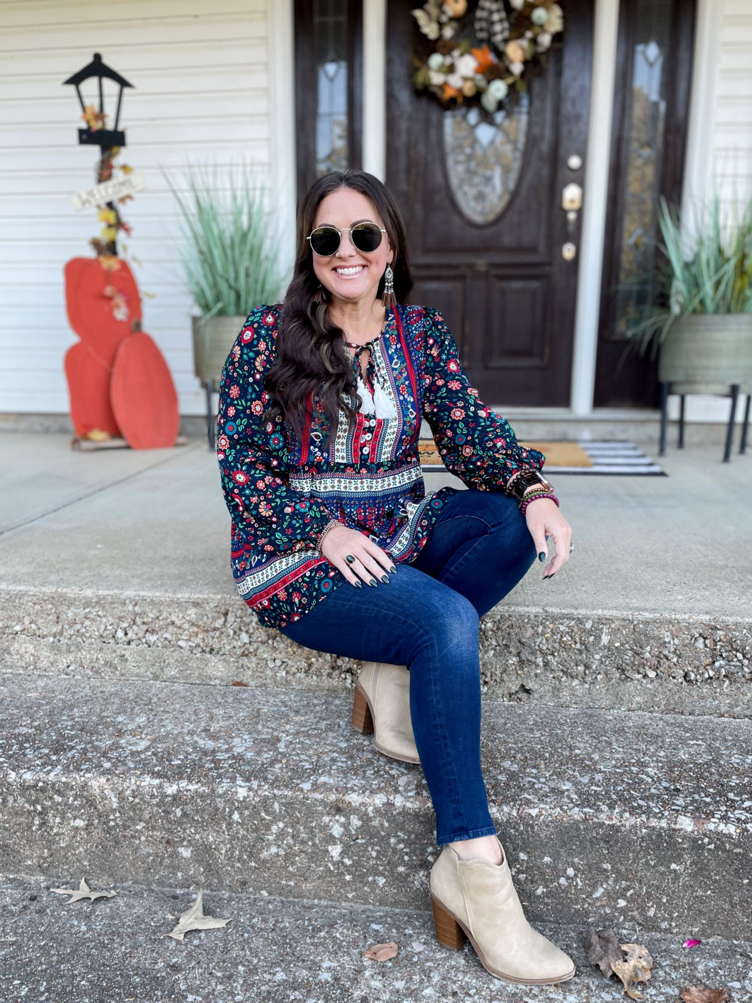 Loving this beautiful fall top! Lightweight with vibrant colors and forgiving of all the fall food I’m currently eating!🥧🍁🍂 Comes in tons of pretty fall colors!

You can receive a 20% off discount until 11/17/22 using code 20F2GNNU

Tags:
Amazon top
Amazon blouse
Amazon fall top
Amazon fashion
Amazon fall fashion
Fall fit


#LTKSeasonal #LTKunder50 #LTKsalealert