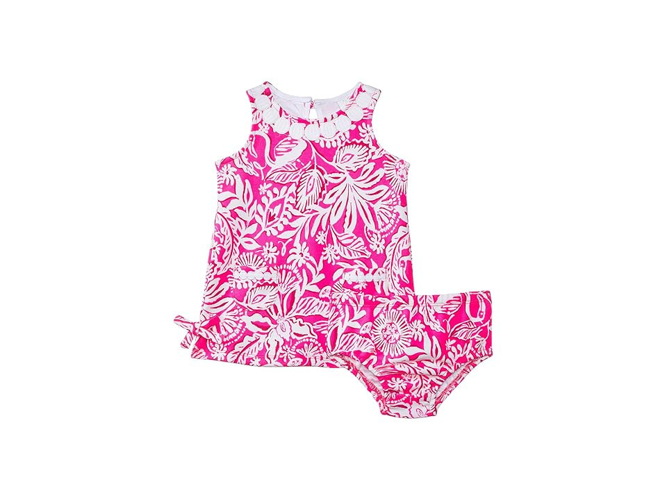 Lilly Pulitzer Kids Baby Lilly Knit Shift (Infant) Girl's Clothing Passion Fruit Pink Absolutely Flamazing : 3-6 Months | Zappos