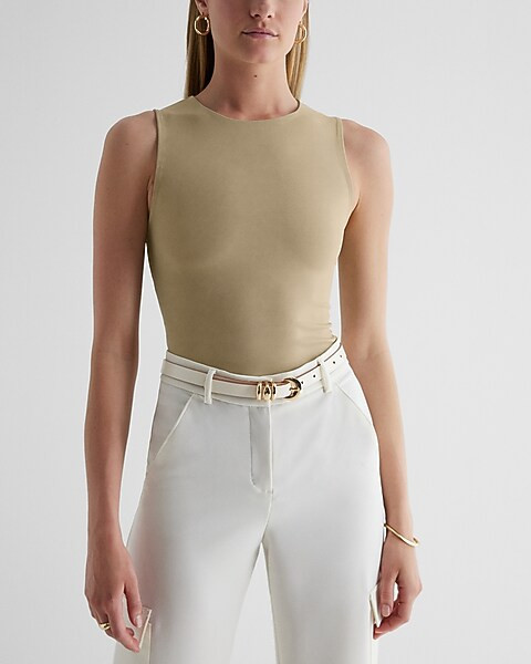 Body Contour High Compression Crew Neck Tank | Express