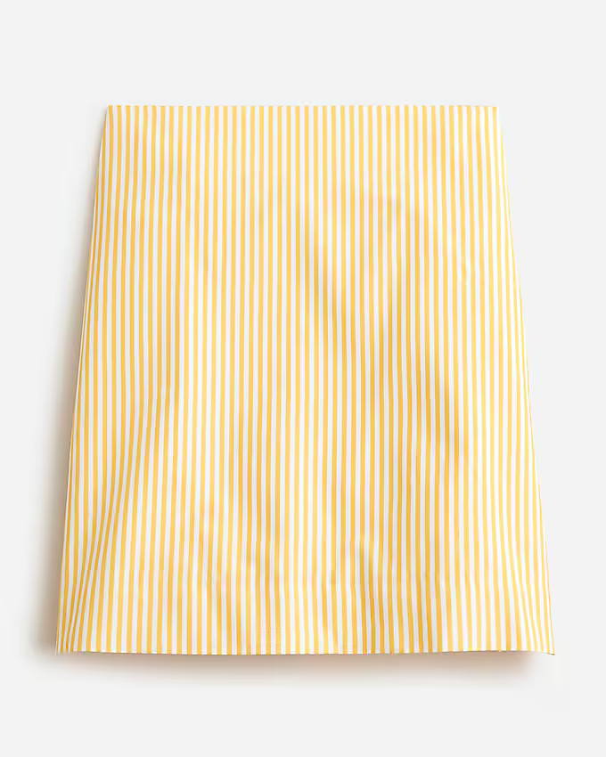 Marie Marot X J.Crew mini skirt in Thomas Mason® cotton poplin | J. Crew US