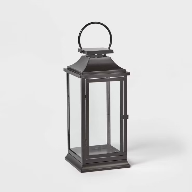 17" Decorative Metal Lantern Black - Wondershop™ | Target