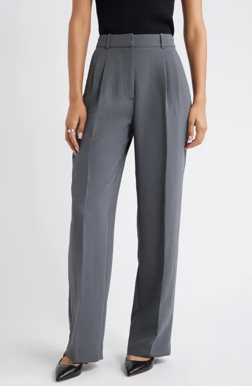 Open Edit The Curator Trousers in Grey Magnet at Nordstrom, Size 00 | Nordstrom