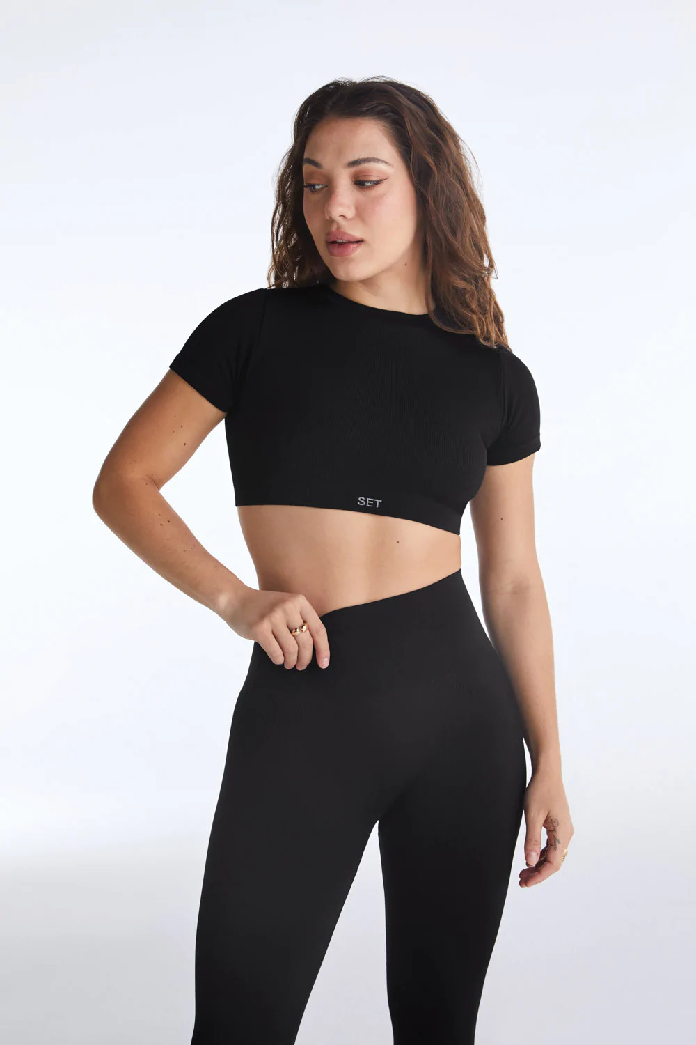 SCULPTFLEX® BABY CROP BRA - ONYX | SET Active