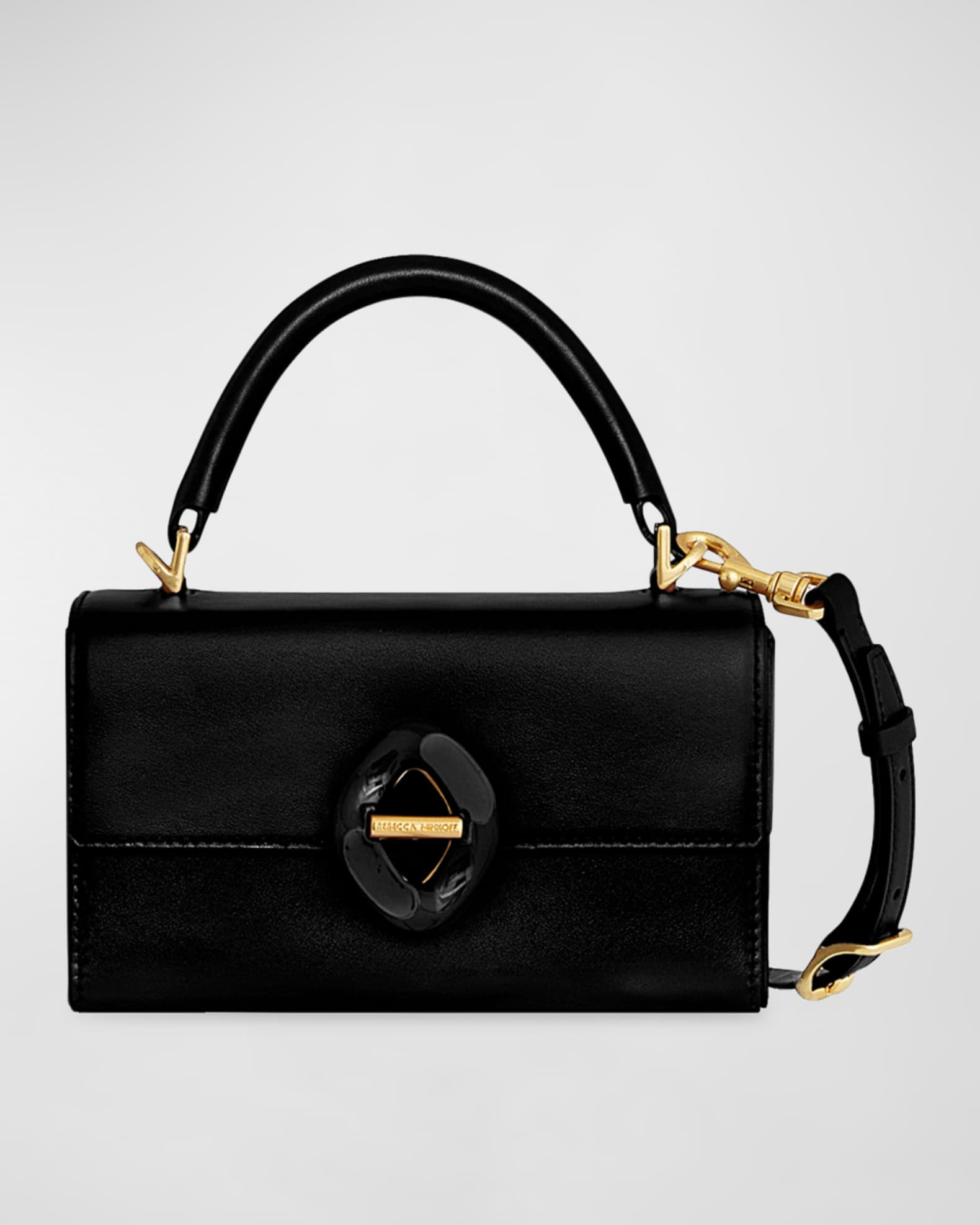 G Mini Flap Leather Crossbody Bag | Neiman Marcus