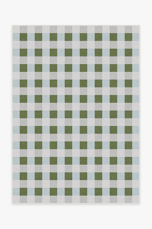 The Home Edit Sutton Moss Green & Blue Rug | Ruggable | Ruggable