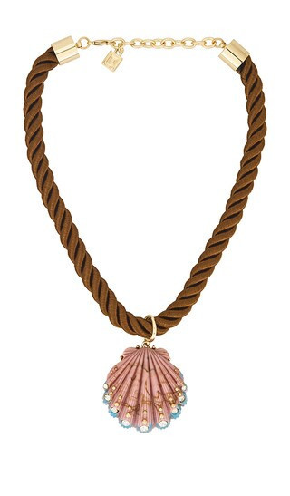 DANNIJO Lisbeth Necklace in Pink. | Revolve Clothing (Global)