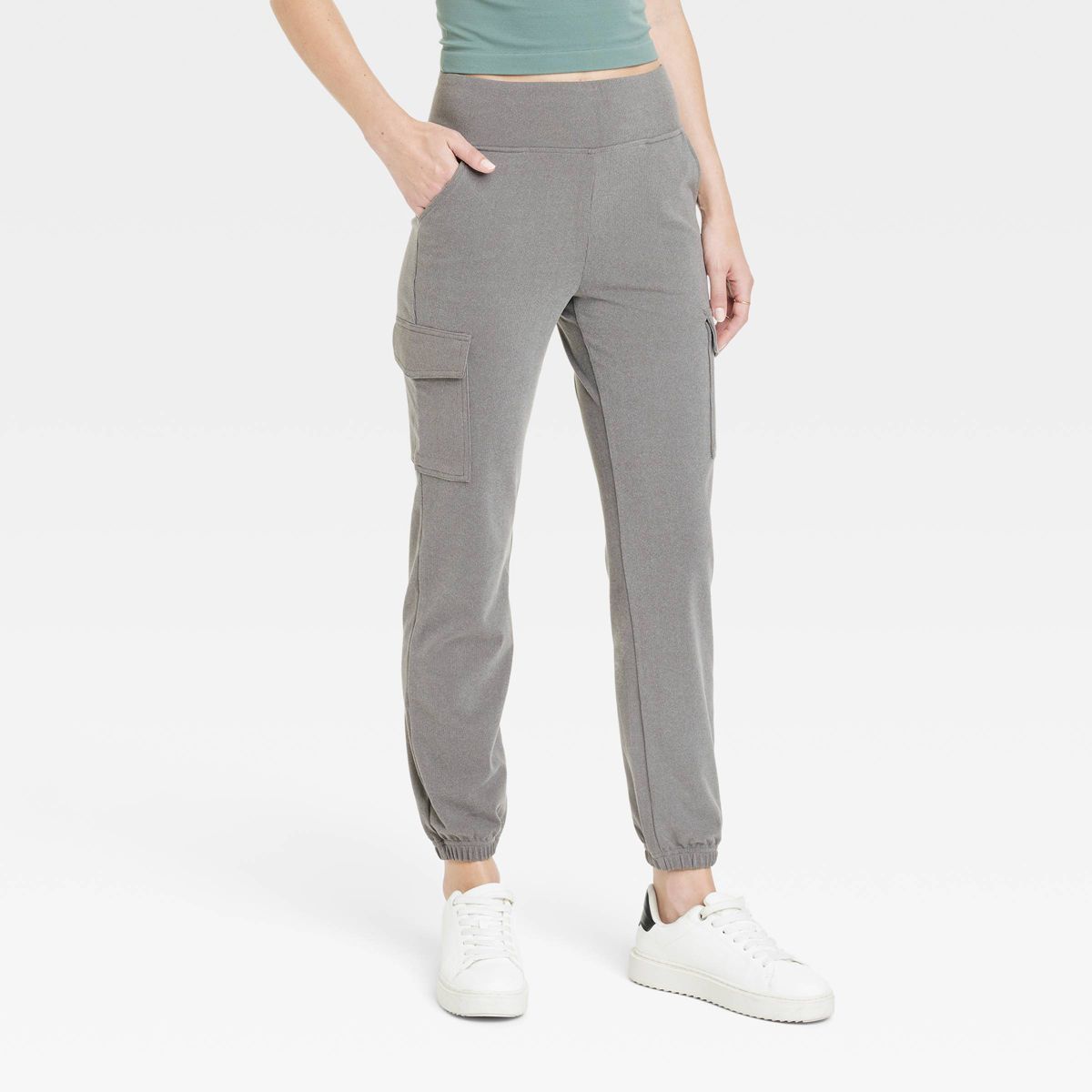 Women's Relaxed Fit Super Soft Cargo Joggers - A New Day™ | Target