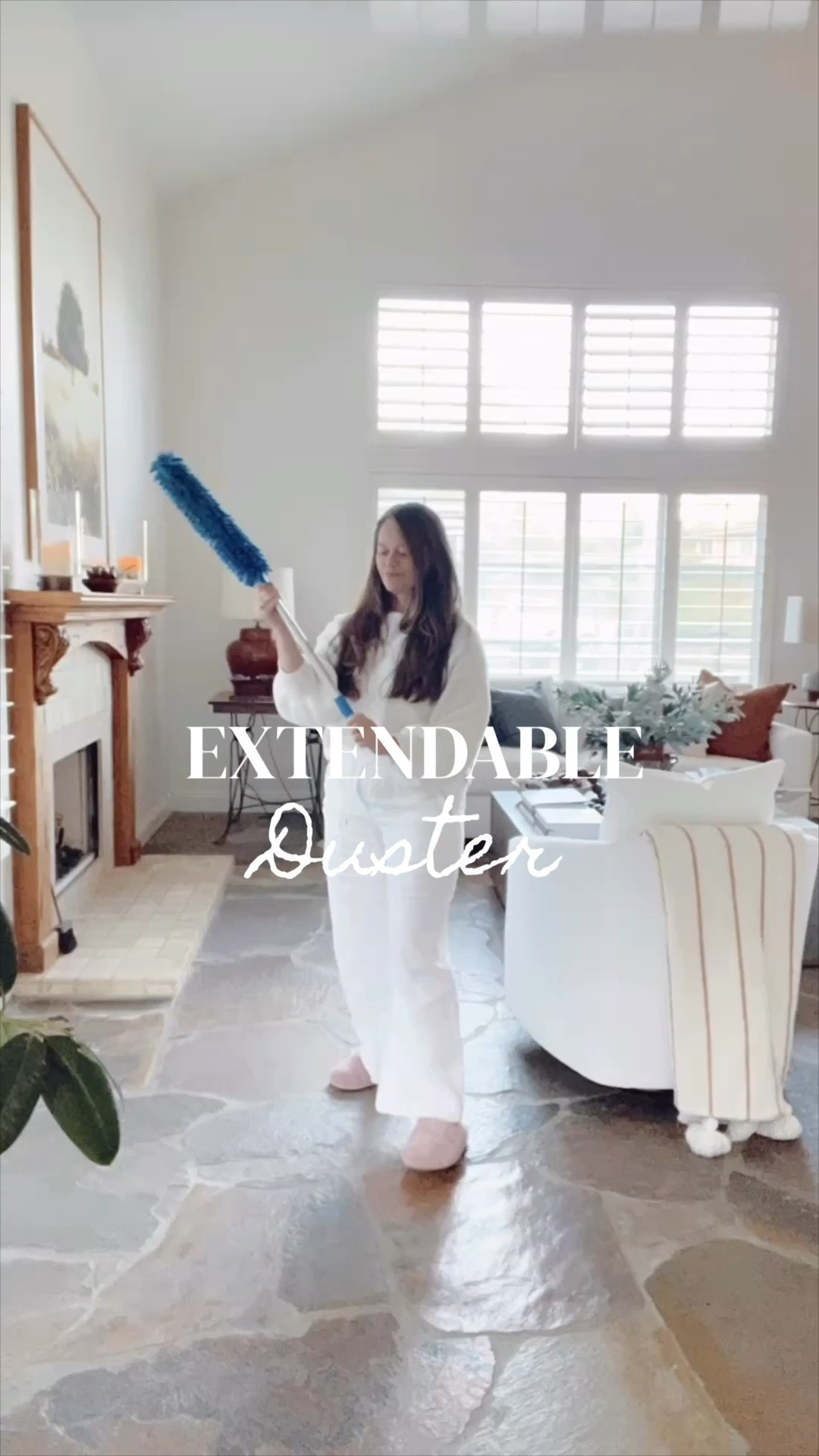 This extendable duster is perfect for getting rid of those cobwebs on really high ceilings. 👌🏻

Perfect for spring cleaning! Comes with other duster attachment options. Under $20 on Amazon. 👍🏻

#LTKFindsUnder50 #LTKHome #LTKWatchNow