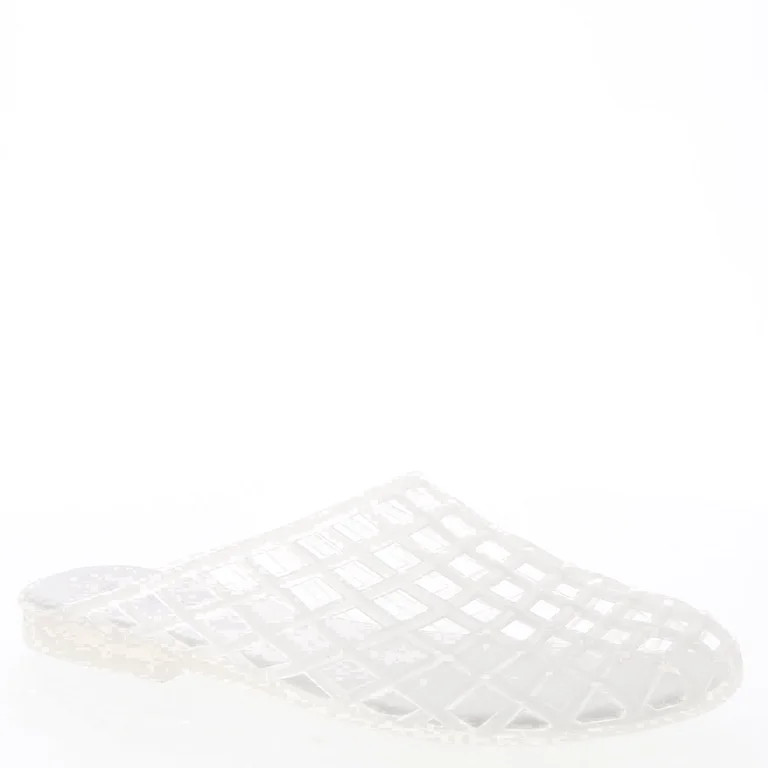 Women's PVC Jelly Mule Sandals Woven Slip On Waterproof Summer Beach Shoes | Walmart (US)